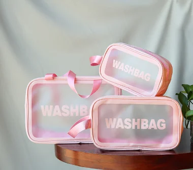 Розовый сумка-косметичка Washbag водонепроницаемая