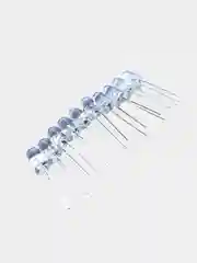 Светодиод 5мм синий 8000mcd 3.4v15d 10шт