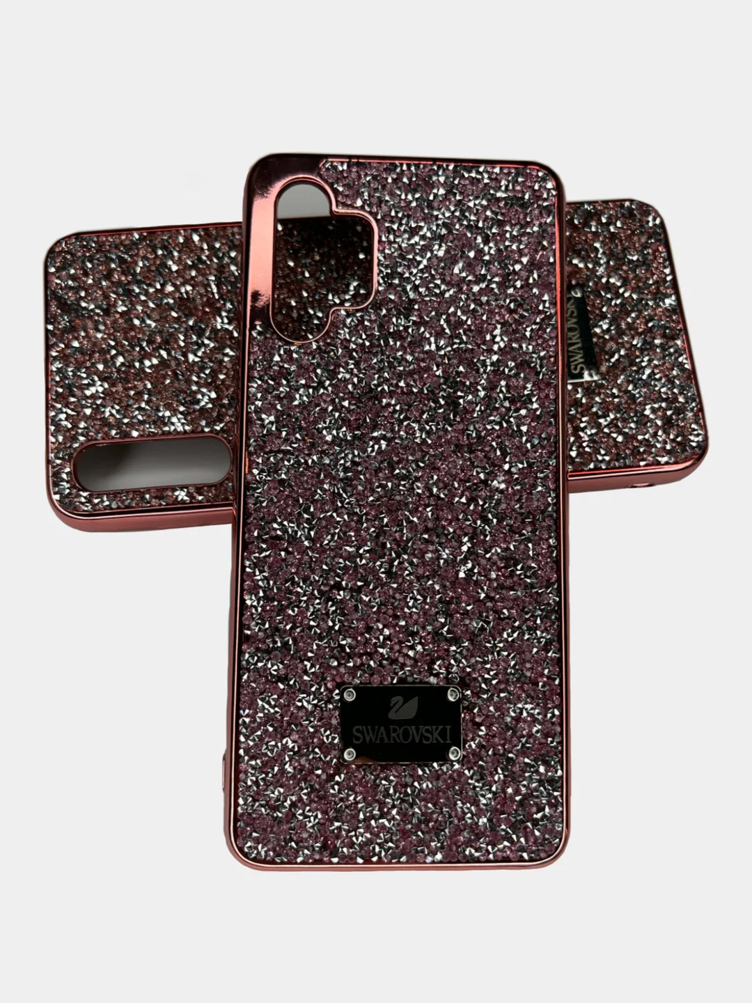 Коралловый чехол со стразами iPhone 11, 12, 12 Pro, 12 Pro Max, 13, 13 Pro, 13 Pro Max