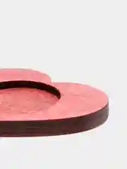 Подсвечник из дерева "Сердце"