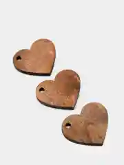 Серый заготовка для декора "Сердце"