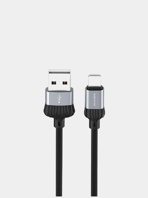 Кабель USB для зарядки и передачи данных BOROFONE BX28 1м, 3A для Micro, Type-C, Lightning