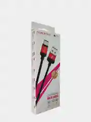 Красный кабель USB для зарядки и передачи данных BOROFONE BX28 1м, 3A для Micro, Type-C, Lightning