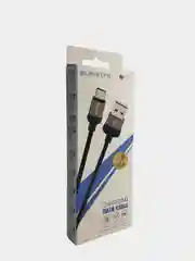 Серый кабель USB для зарядки и передачи данных BOROFONE BX28 1м, 3A для Micro, Type-C, Lightning