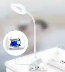 Светодиодная настольная лампа с зажимом, USB
