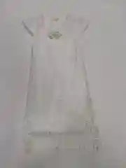 Платье ажурное, без рукавов, белое