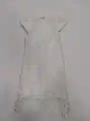 Платье ажурное, без рукавов, белое