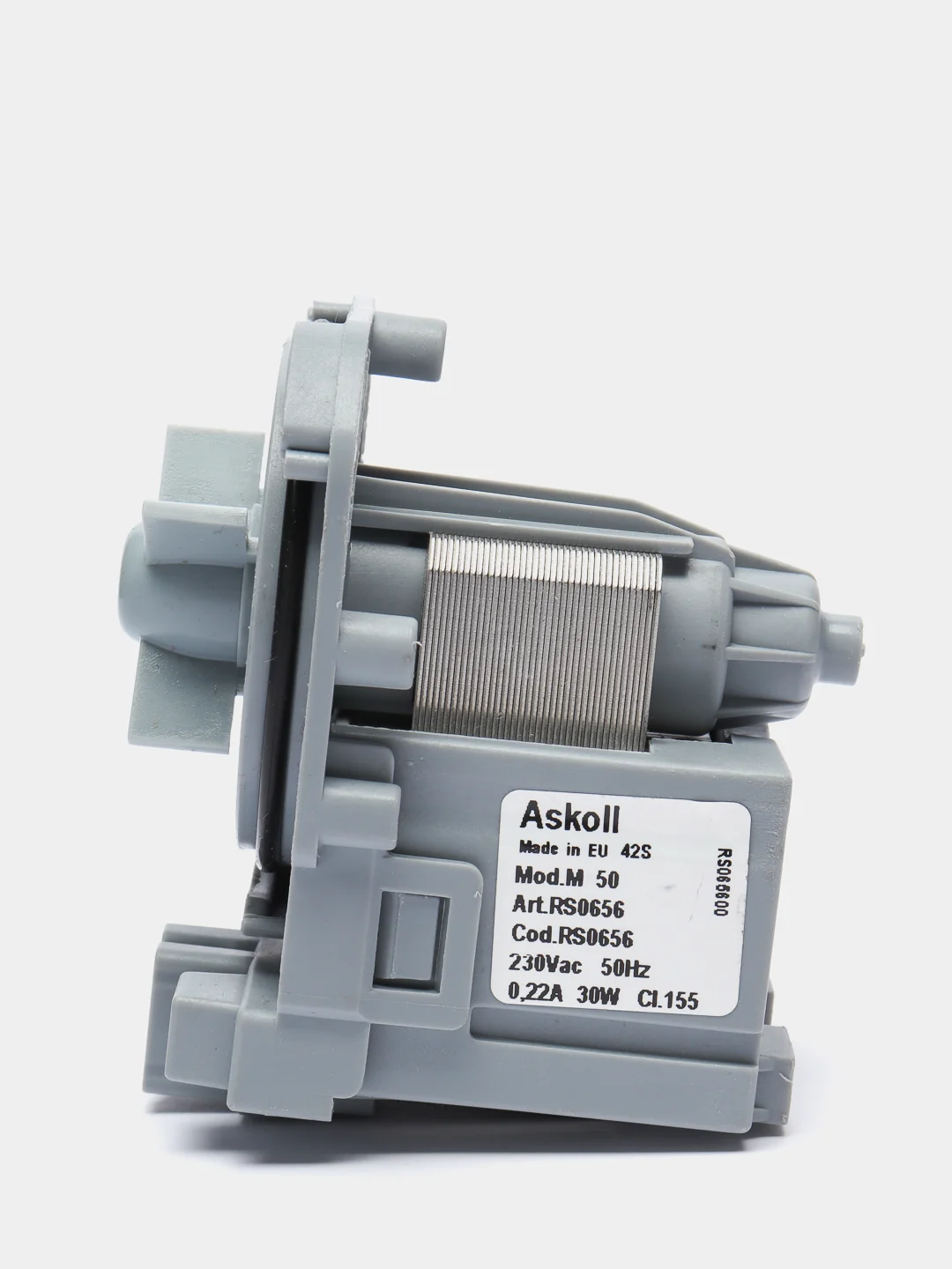 Помпа для стиральной машины Askoll 30W, крепление на 3 защелках, 49023062, PMP002UN