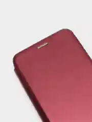 Бордовый чехол книжка Xiaomi POCO F3