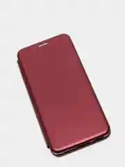 Бордовый чехол книжка Xiaomi POCO F3