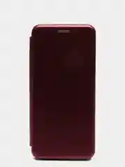 Бордовый чехол книжка Xiaomi POCO F3