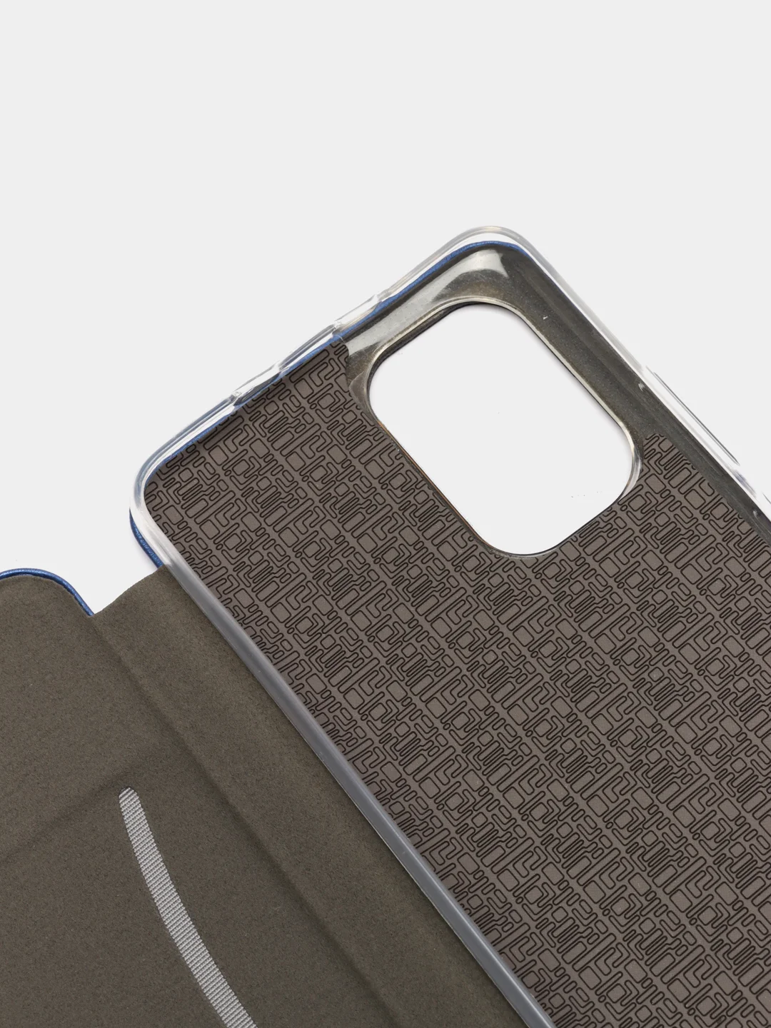 Синий чехол книжка Xiaomi POCO F3