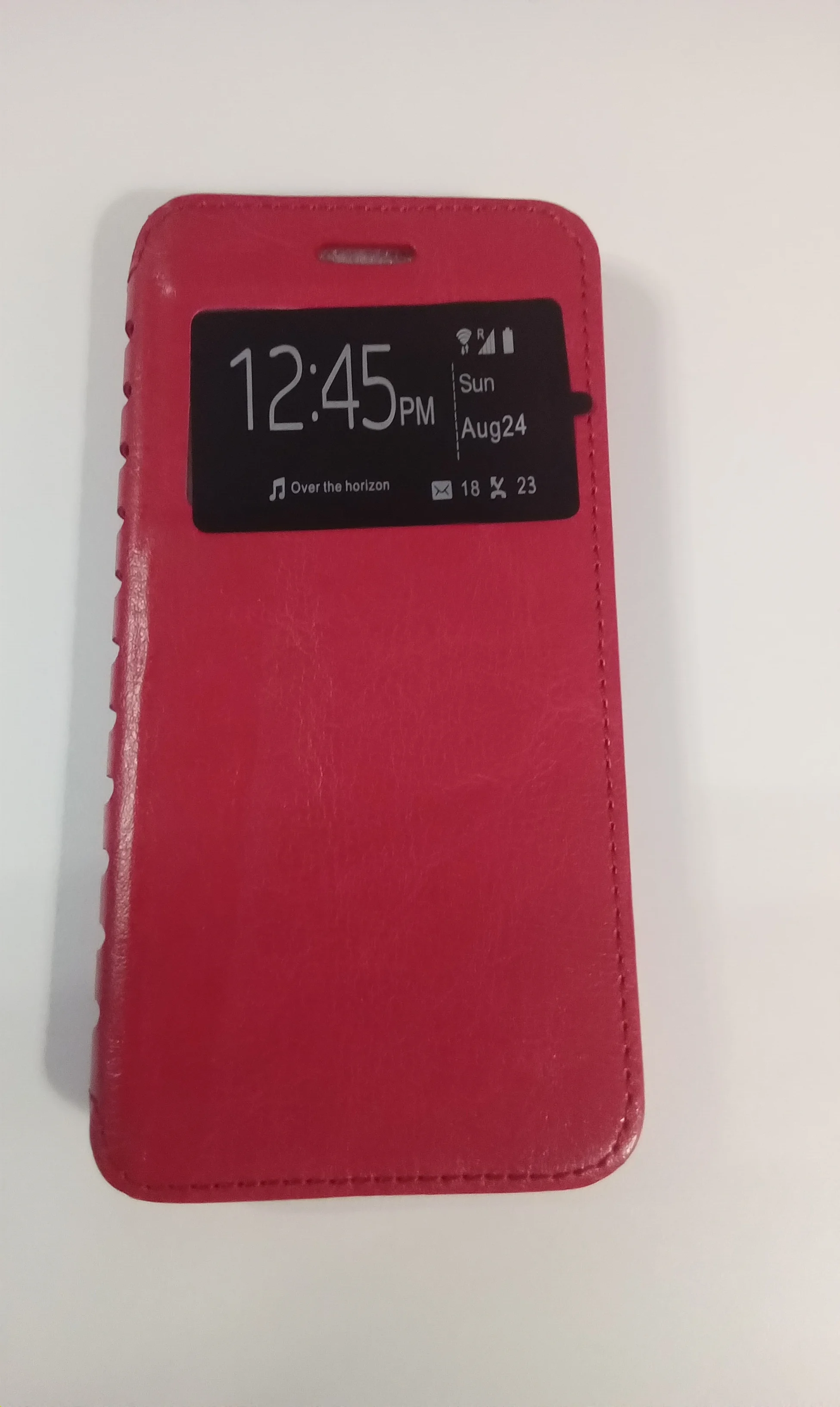 Красный чехол книжка флип Samsung A3 2016