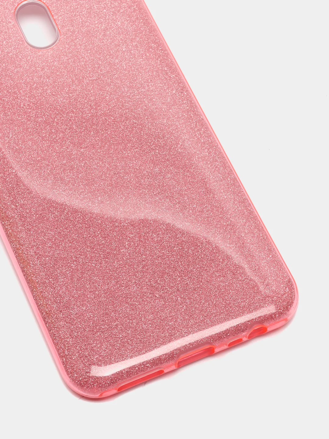 Розовый чехол блестящий Xiaomi Redmi 8a