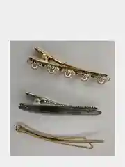 Серебряный заколка для волос