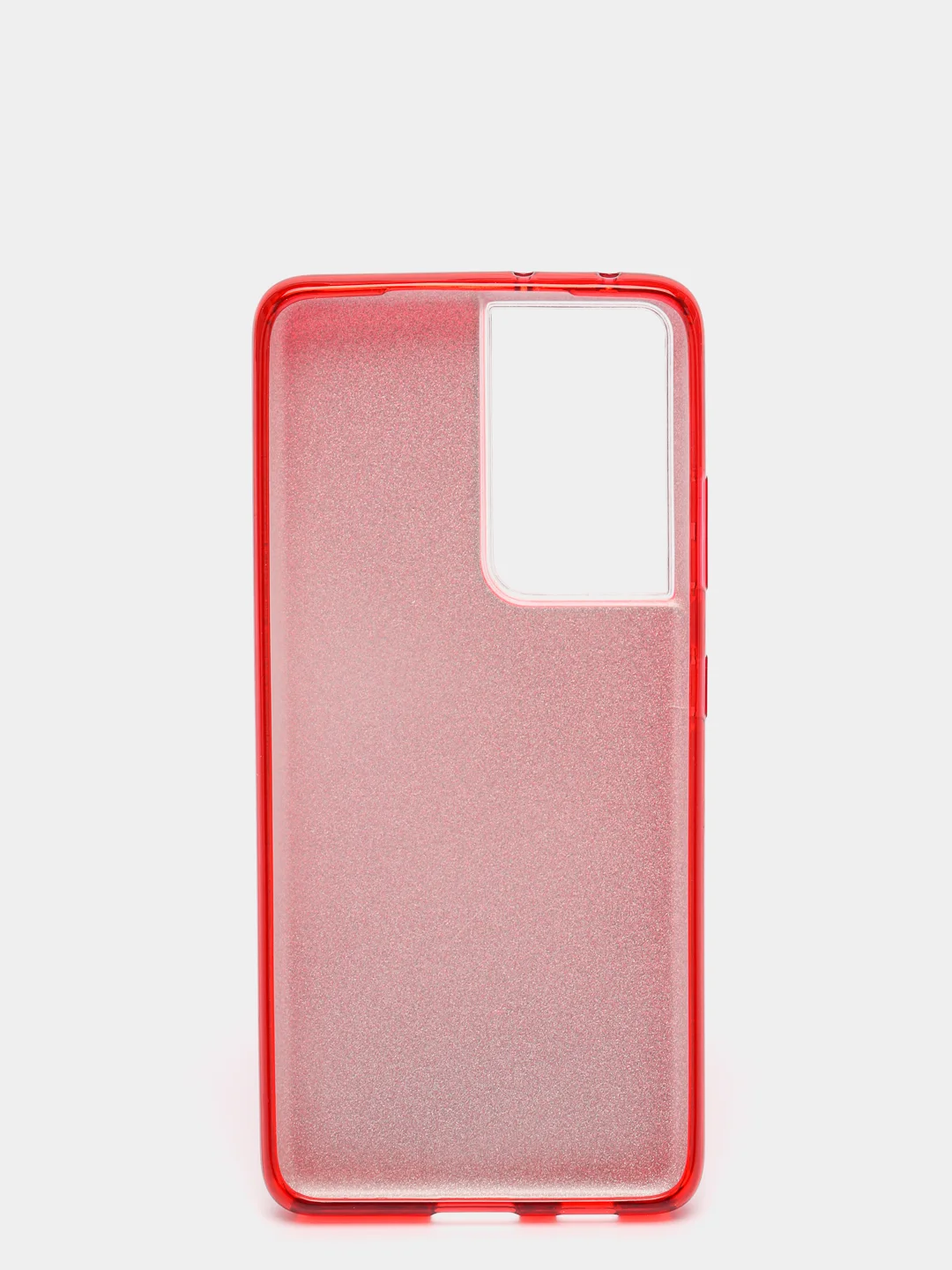 Алый чехол блестящий Samsung S21 Ultra