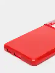 Алый чехол блестящий Samsung S21 Ultra