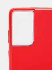 Алый чехол блестящий Samsung S21 Ultra