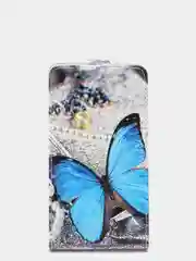 Синий чехол флип Samsung J5, 2015