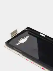 Алый чехол флип Samsung J5, 2015