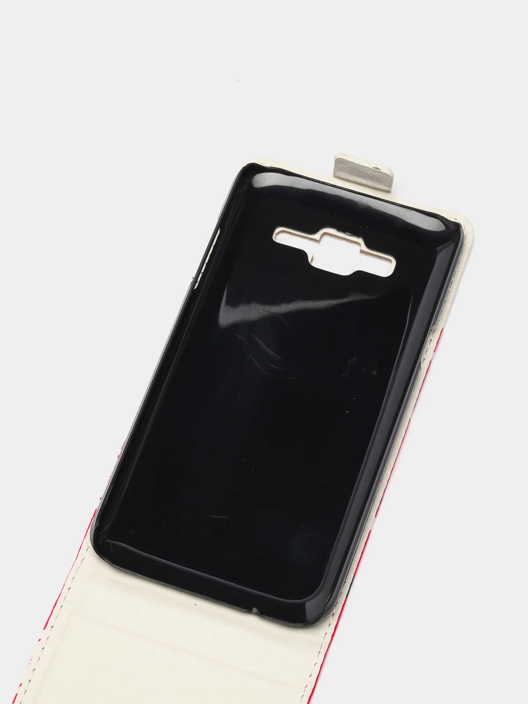 Алый чехол флип Samsung J5, 2015