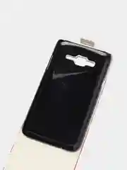 Алый чехол флип Samsung J5, 2015