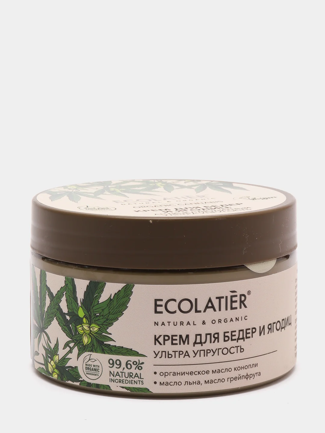 Крем для бедер и ягодиц антицеллюлитный Ультра упругость Ecolatier Green 250 мл