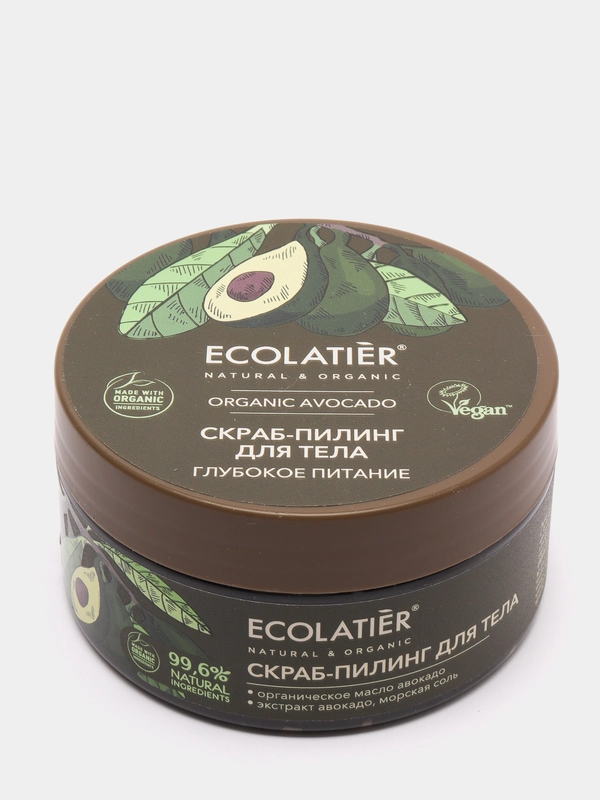 Скраб-пилинг для тела Глубокое питание Ecolatier Green 300 г