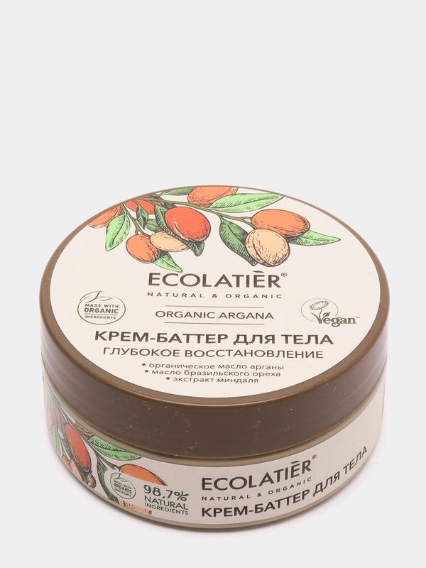 Крем-баттер для тела Глубокое восстановление Ecolatier Green 150 мл