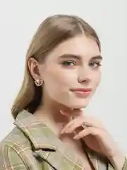 Белый женские Серьги кисточки/кольца/гвоздики