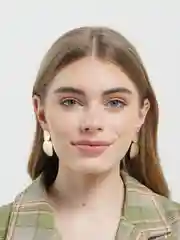 Золотой женские Серьги кисточки/кольца/гвоздики