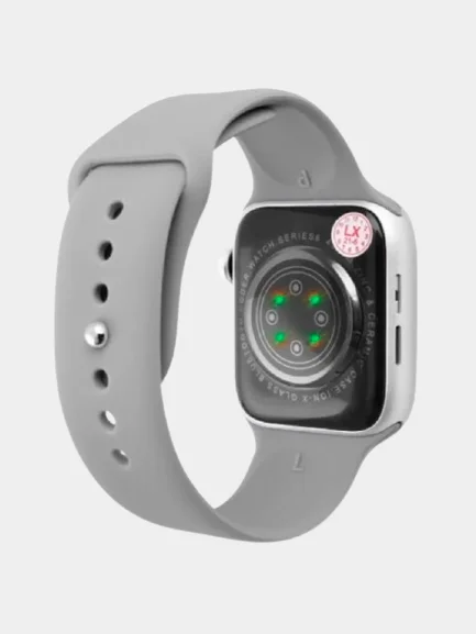 Серебряный умные часы Smart Watch M36 Plus, 45 mm