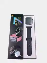 Черный умные смарт-фитнес часы Smart Watch X7 44 мм, беспроводная зарядка, сенсорный экран