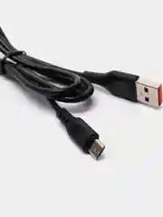 Черный кабель для зарядки DENMEN Micro USB