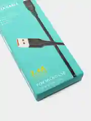 Черный кабель для зарядки DENMEN Micro USB