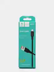 Черный кабель для зарядки DENMEN Micro USB