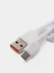 Белый кабель для зарядки DENMEN Micro USB