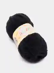 Черный плюшевая пряжа Alize Softy(Ализе Софти), 100% микрополиэстер, 50г/115м