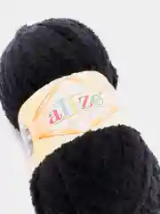 Синий меланж плюшевая пряжа Alize Softy(Ализе Софти), 100% микрополиэстер, 50г/115м