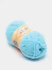 Бирюзовый плюшевая пряжа Alize Softy(Ализе Софти), 100% микрополиэстер, 50г/115м