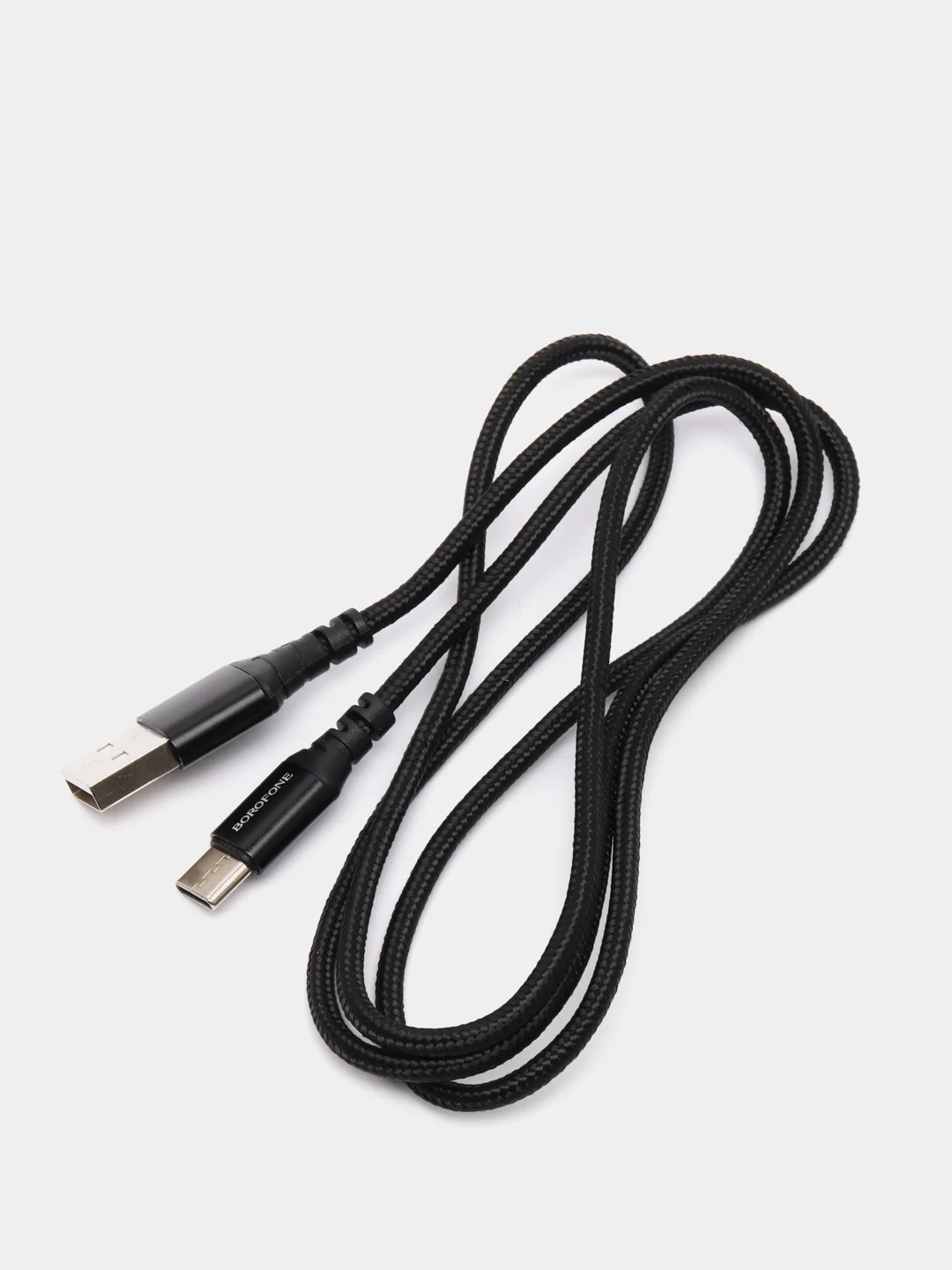 Черный кабель зарядный шнур BOROFONE BX54, Micro-USB, Type-C, Lightning