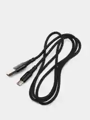 Черный кабель зарядный шнур BOROFONE BX54, Micro-USB, Type-C, Lightning
