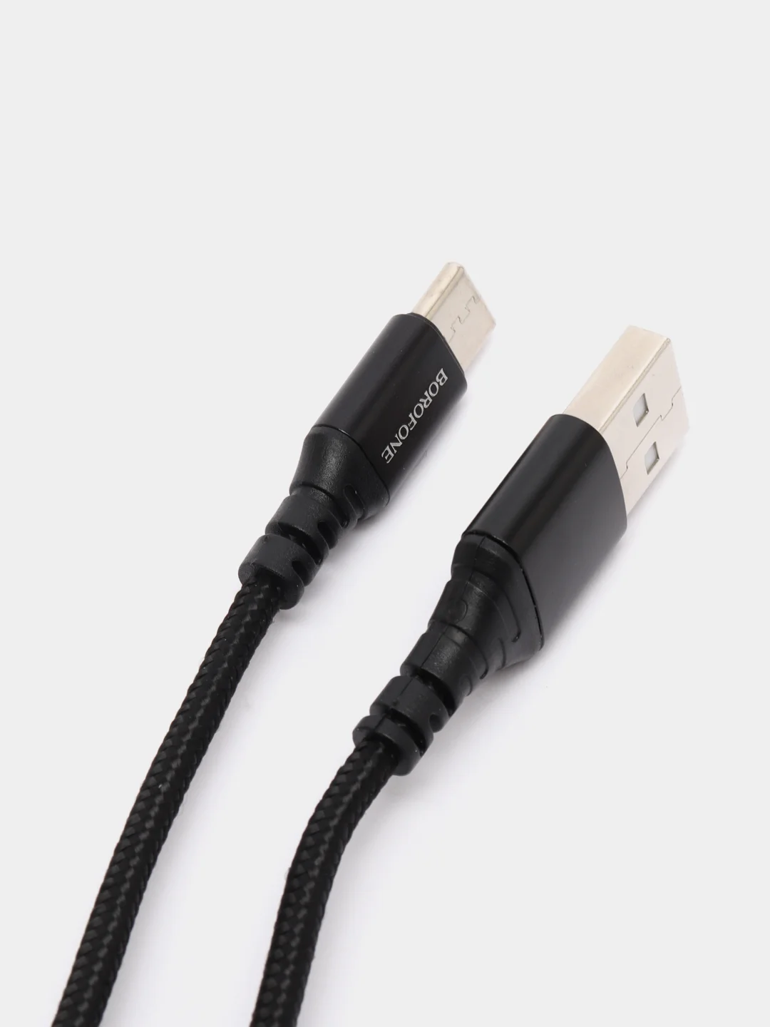 Черный кабель зарядный шнур BOROFONE BX54, Micro-USB, Type-C, Lightning