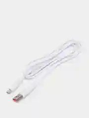 Белый кабель для зарядки и передачи данных iPhone Samsung Huawei Redmi Type-C Lightning MicroUSB