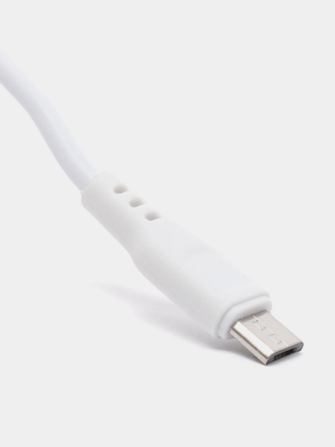 Белый кабель для зарядки и передачи данных iPhone Samsung Huawei Redmi Type-C Lightning MicroUSB