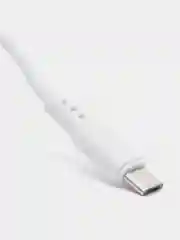 Белый кабель для зарядки и передачи данных iPhone Samsung Huawei Redmi Type-C Lightning MicroUSB