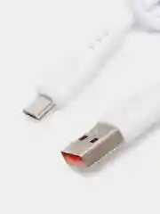 Белый кабель для зарядки и передачи данных iPhone Samsung Huawei Redmi Type-C Lightning MicroUSB