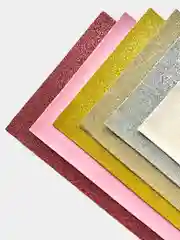 Кожзам с мелкими блестками искуственная кожа для бантиков