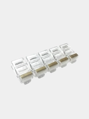 5 штук Коннектор RJ45 10 контактов (TP-10P10C) UTP