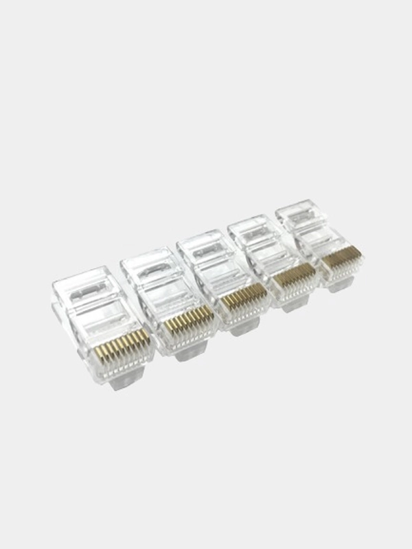 5 штук Коннектор RJ45 10 контактов (TP-10P10C) UTP